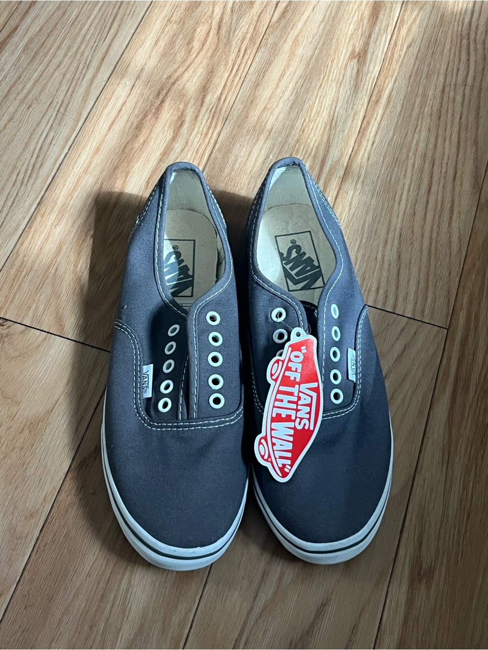 Vans Slip-On Style Canvas Loafers - Charcoal Gray